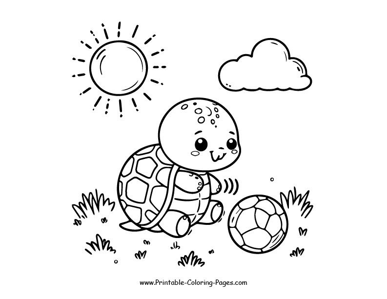 Turtle www printable coloring pages.com 10