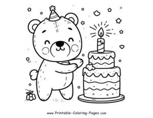 30 Bear Printable Coloring Pages: Unleash Your Creativity With Furry