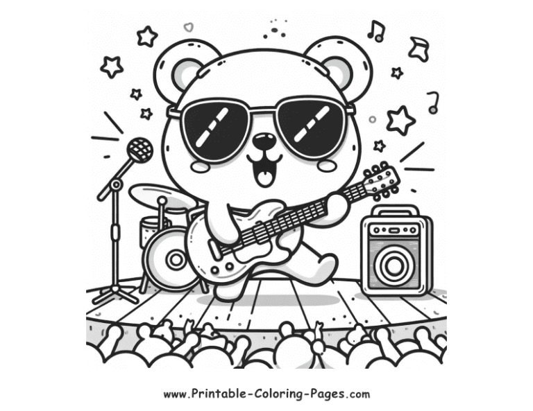 30 Bear Printable Coloring Pages: Unleash Your Creativity With Furry