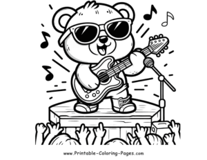 30 Bear Printable Coloring Pages: Unleash Your Creativity With Furry