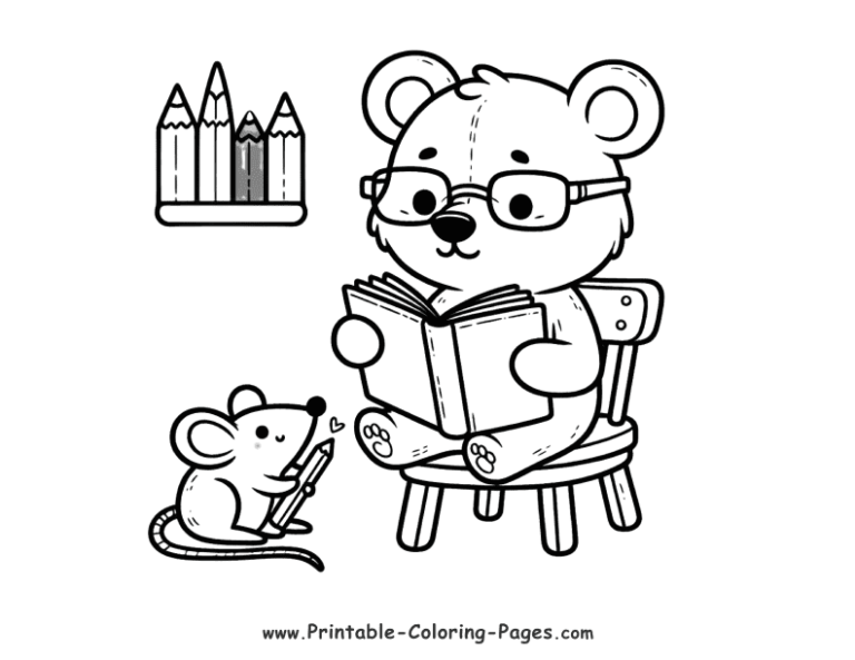 30 Bear Printable Coloring Pages: Unleash Your Creativity With Furry