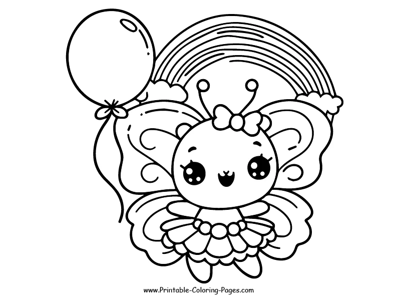 Butterfly www printable coloring pages.com 1