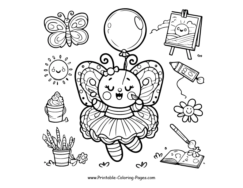 Butterfly www printable coloring pages.com 11