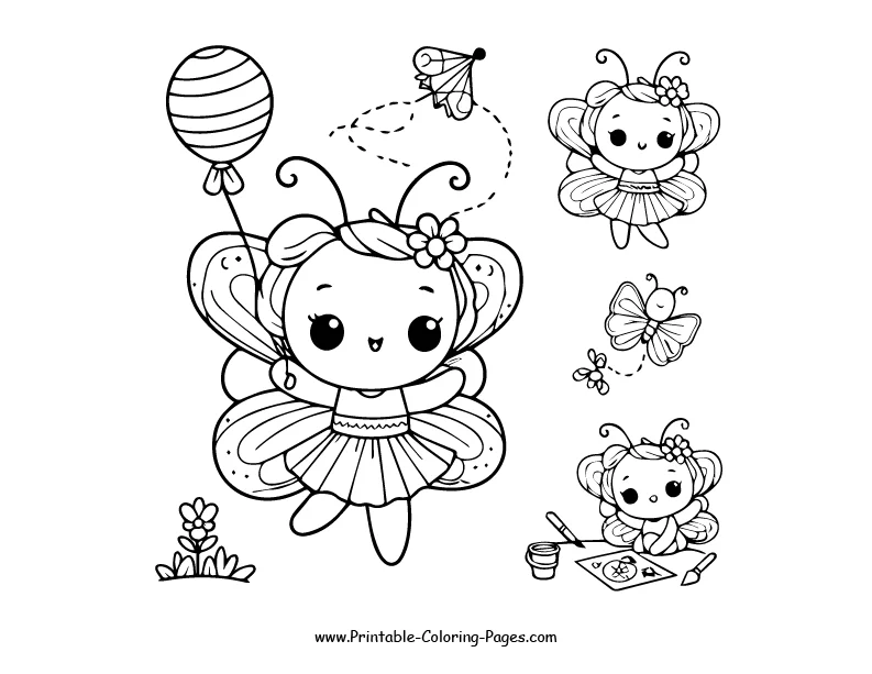 Butterfly www printable coloring pages.com 13