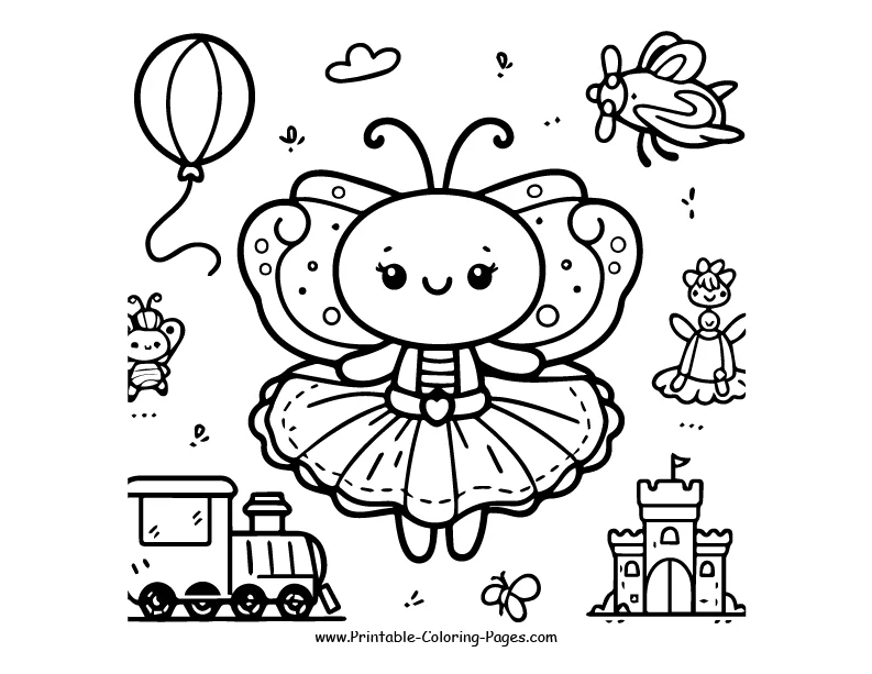 Butterfly www printable coloring pages.com 16