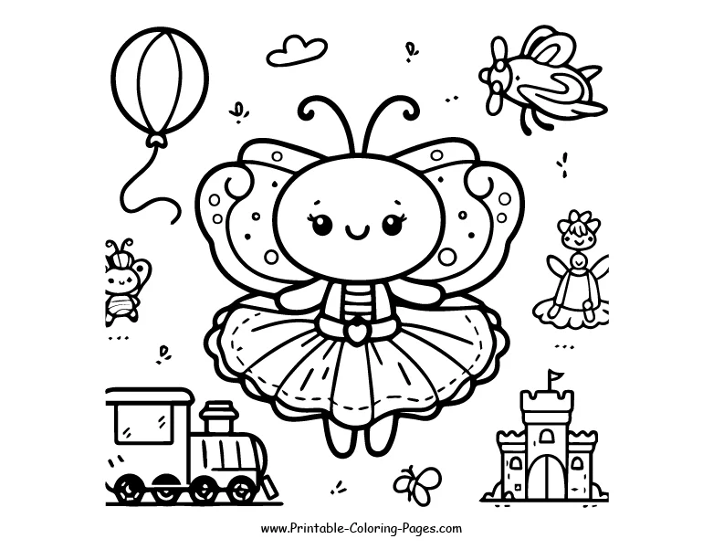 Butterfly www printable coloring pages.com 22