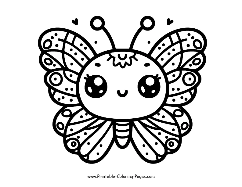 Butterfly www printable coloring pages.com 28