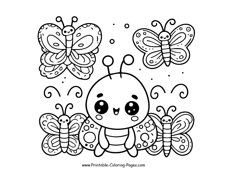 Butterfly www printable coloring pages.com 29