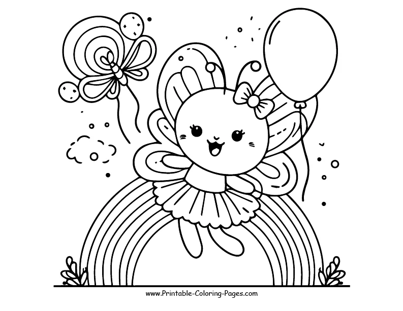 Butterfly www printable coloring pages.com 4