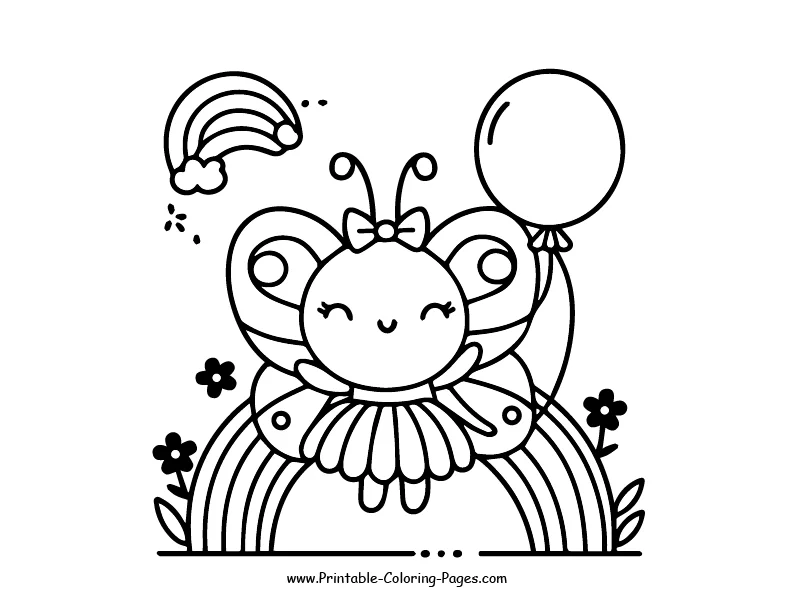 Butterfly www printable coloring pages.com 5