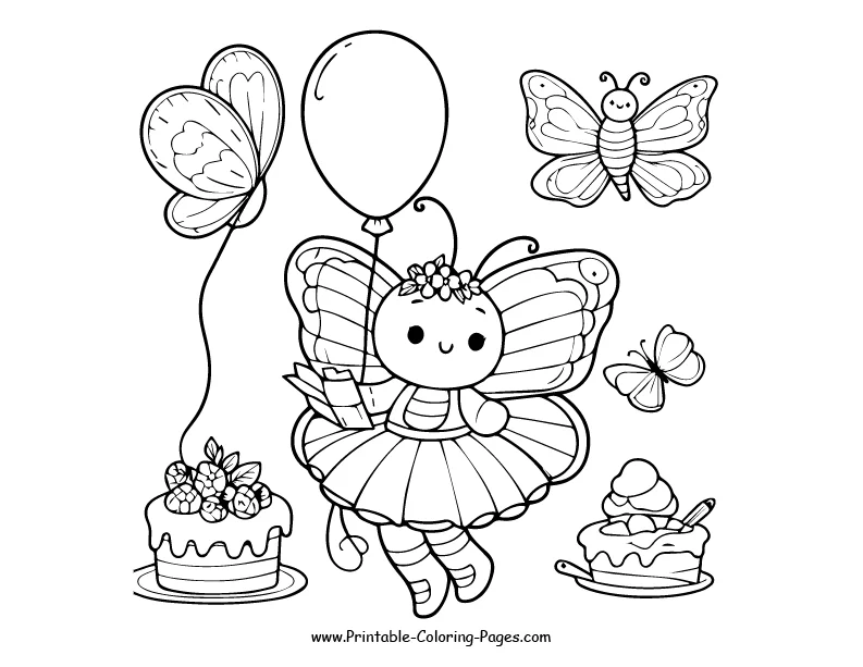 Butterfly www printable coloring pages.com 6