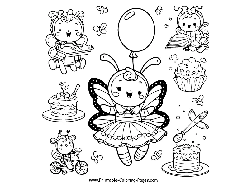 Butterfly www printable coloring pages.com 9