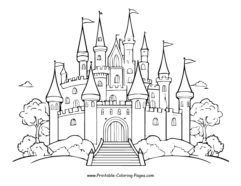Castle www printable coloring pages.com22