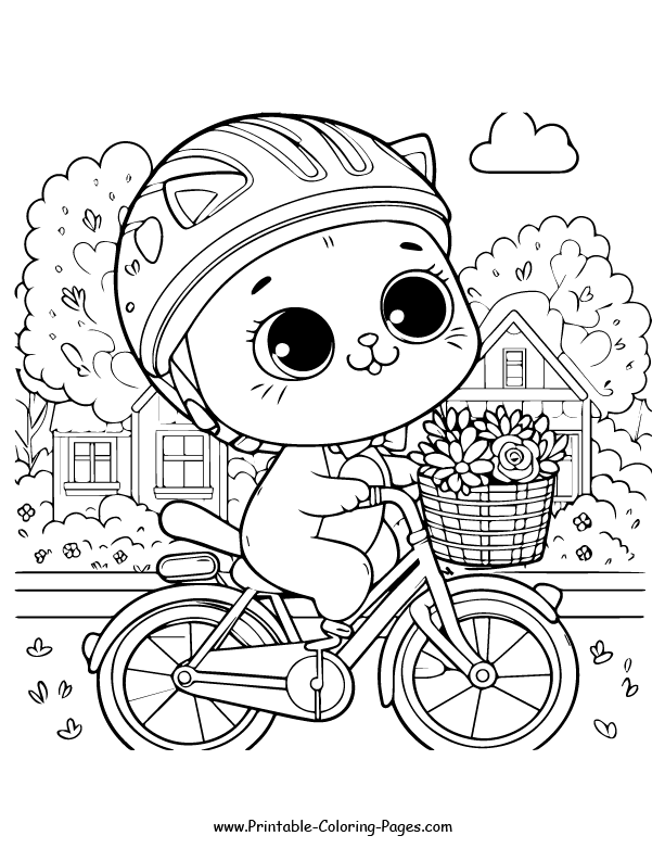 Cat www printable coloring pages.com 10