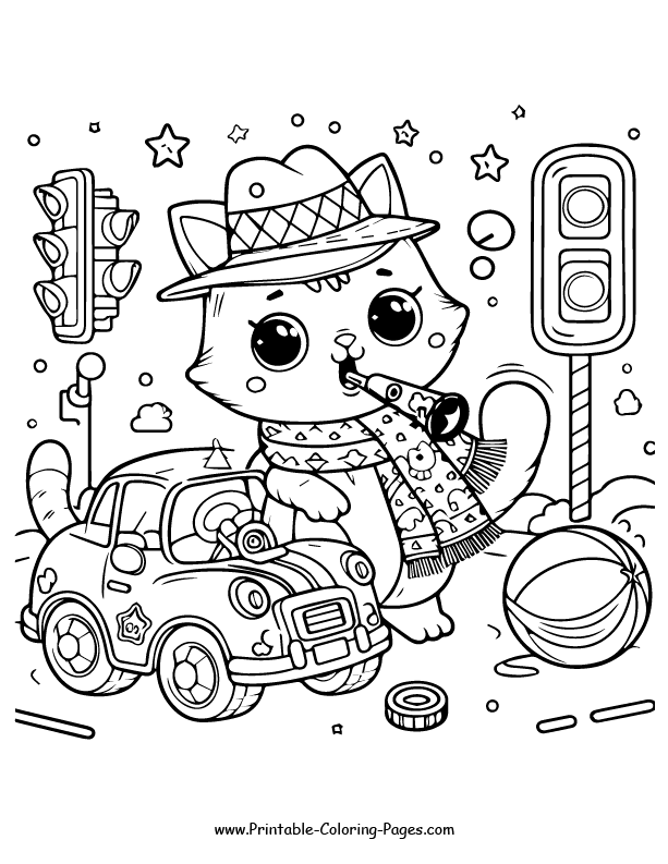 Cat www printable coloring pages.com 11