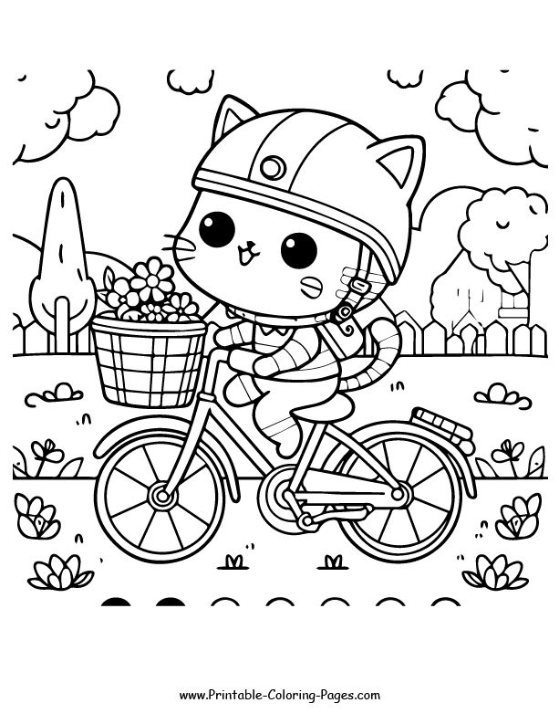 Cat www printable coloring pages.com 14