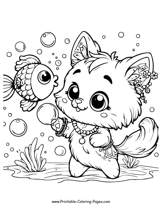 Cat www printable coloring pages.com 17