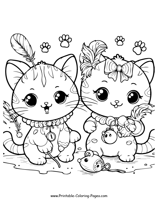 Cat www printable coloring pages.com 19
