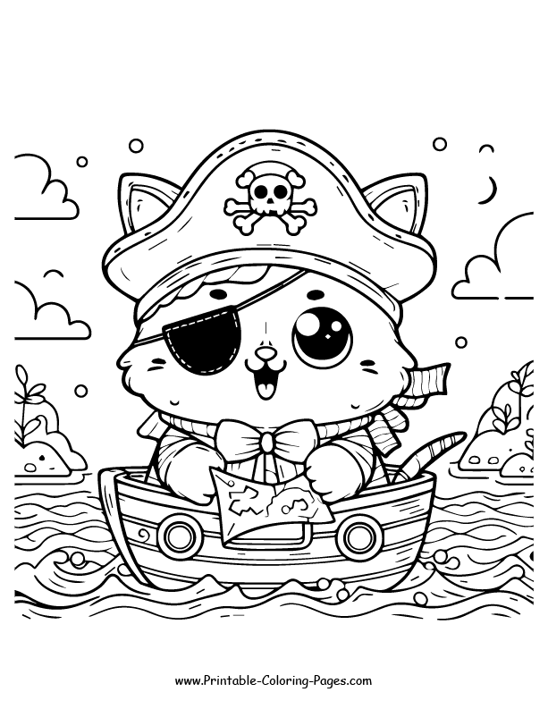 Cat www printable coloring pages.com 20