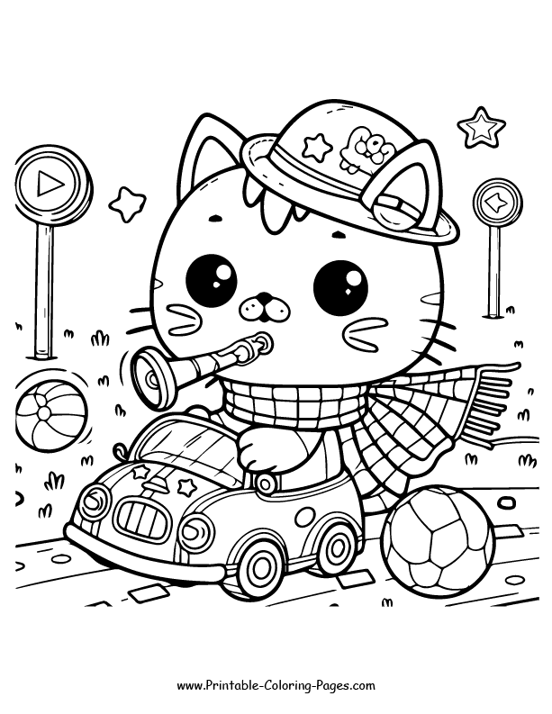 Cat www printable coloring pages.com 27