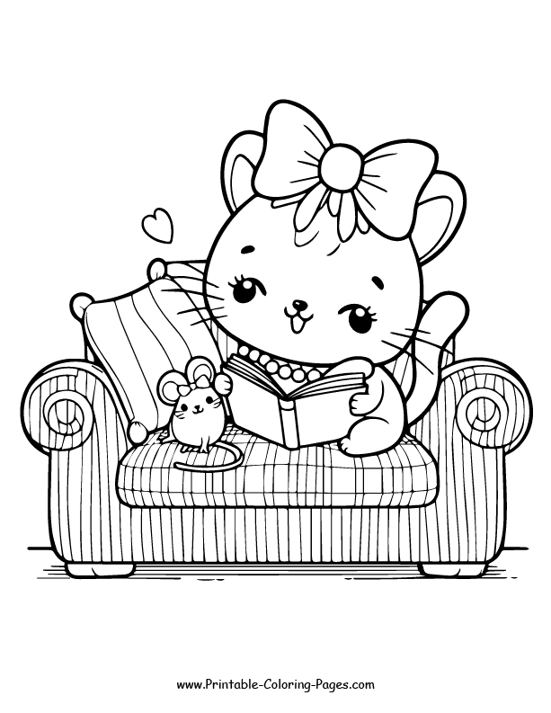 Cat www printable coloring pages.com 28