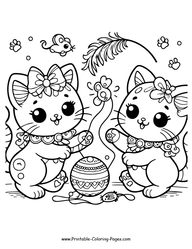 Cat www printable coloring pages.com 29