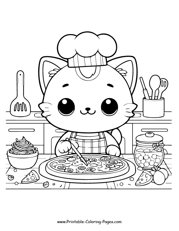 Cat www printable coloring pages.com 5