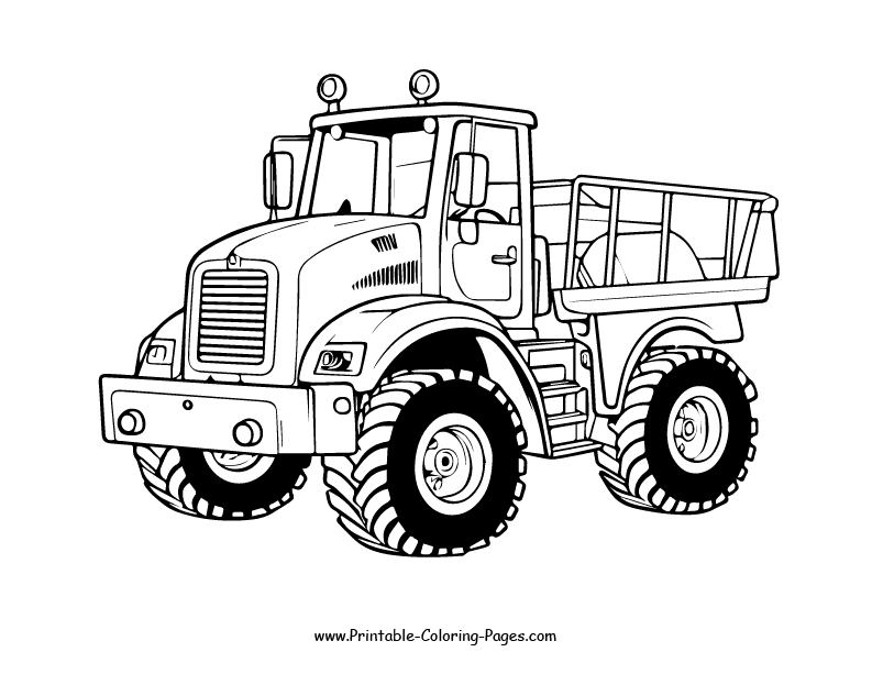 Construction vehicle www printable coloring pages.com 25