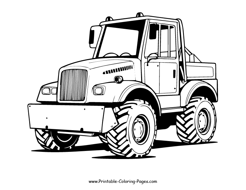 Construction vehicle www printable coloring pages.com 6