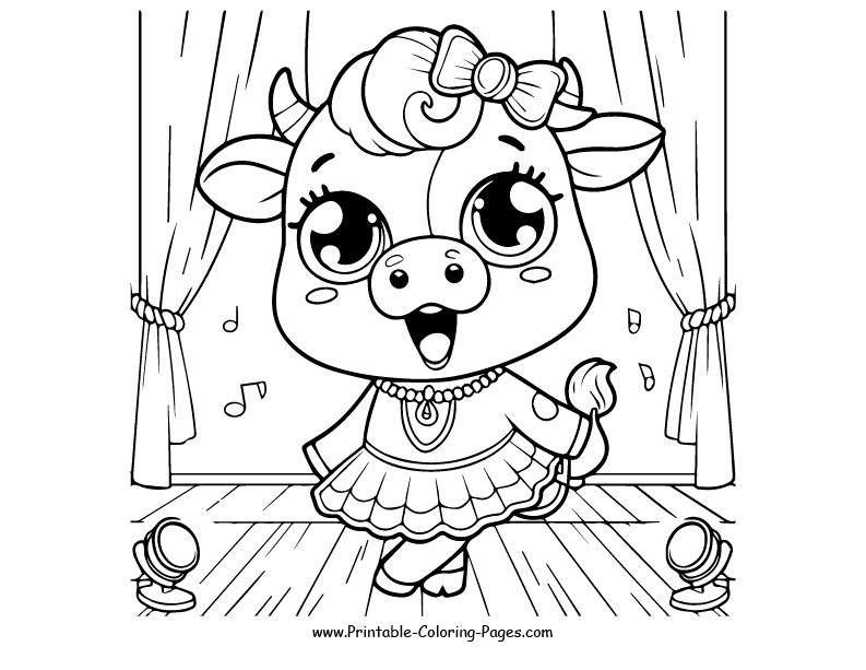 Cow www printable coloring pages.com 10