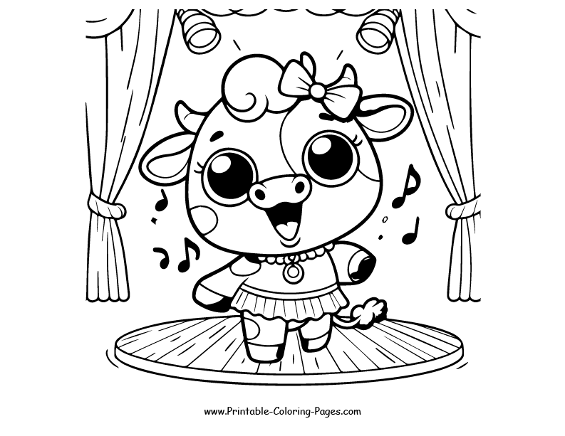 Cow www printable coloring pages.com 19