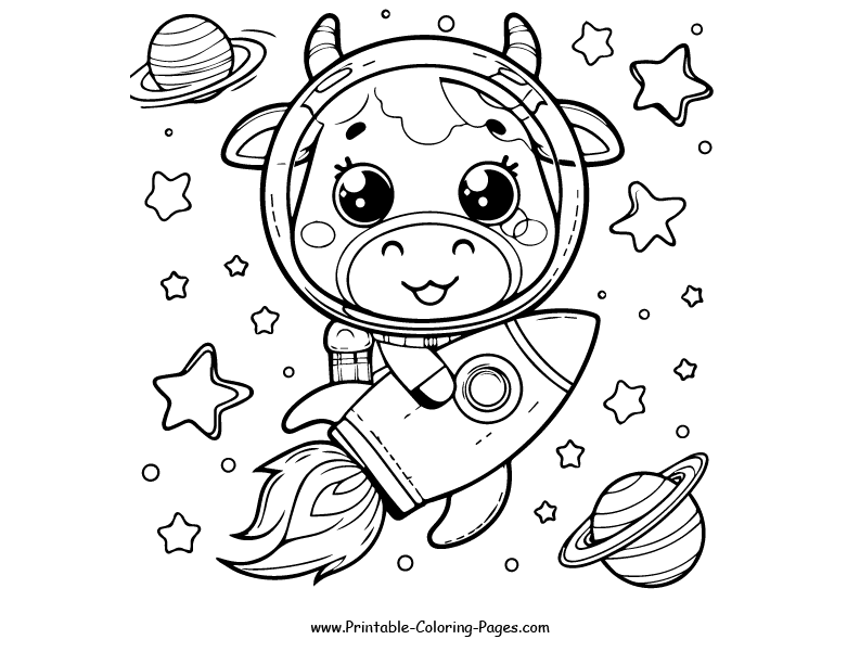 Cow www printable coloring pages.com 28