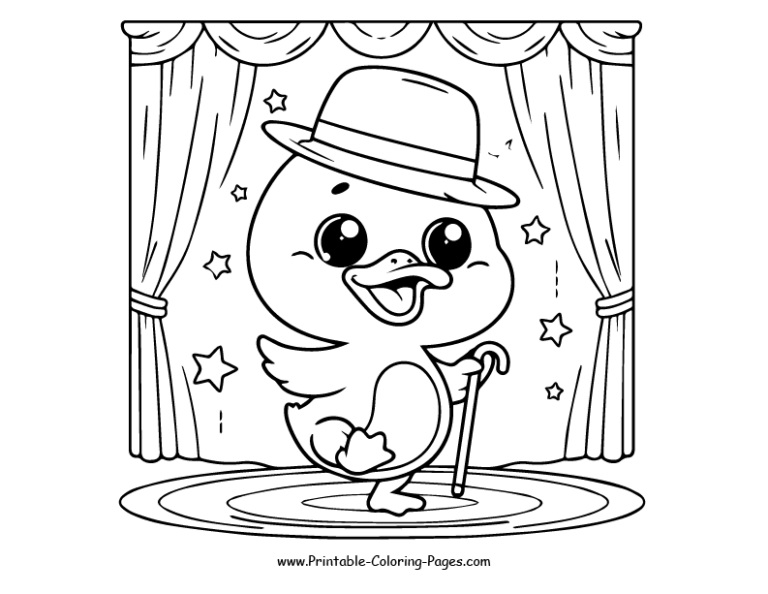 30 Duck Printable Coloring Pages: A Quack-tastic Adventure For Kids And