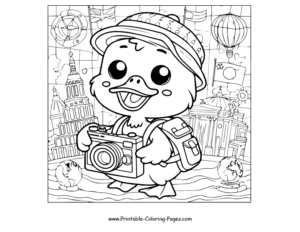 30 Duck Printable Coloring Pages: A Quack-tastic Adventure For Kids And