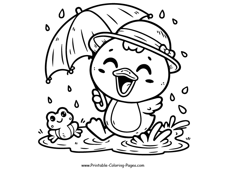 Duck www printable coloring pages.com 20