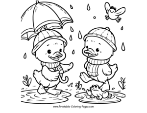 30 Duck Printable Coloring Pages: A Quack-tastic Adventure For Kids And