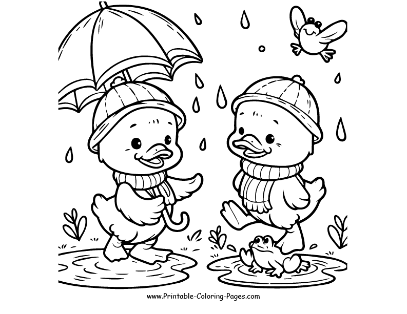 Duck www printable coloring pages.com 23