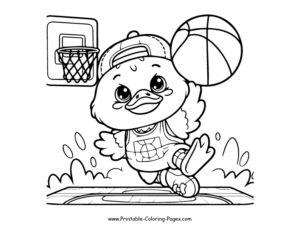 30 Duck Printable Coloring Pages: A Quack-tastic Adventure For Kids And
