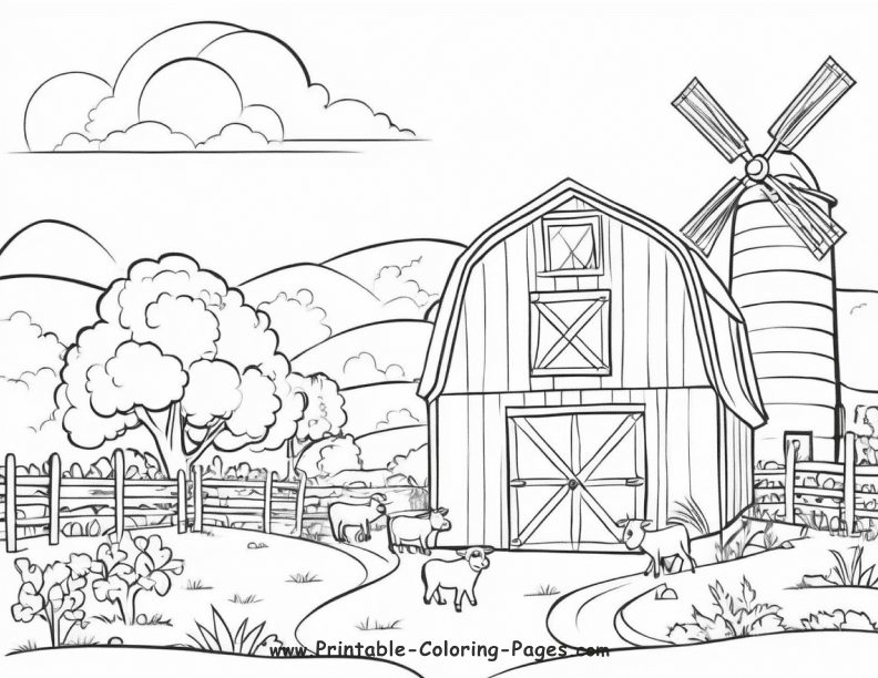 Farm Seasons www printable coloring