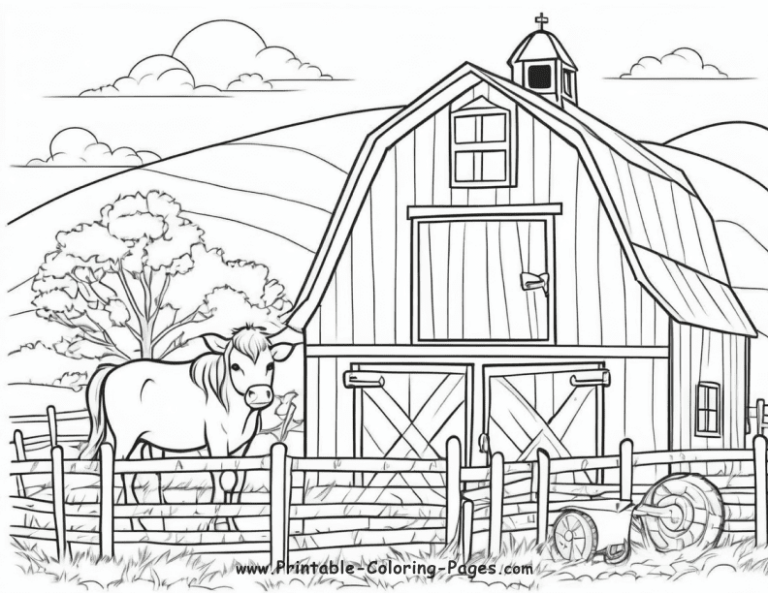 25 Farm Seasons Printable Coloring Pages: A Creative Journey For Kids ...