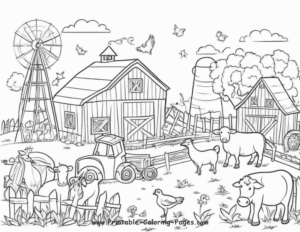 25 Farm Seasons Printable Coloring Pages: A Creative Journey For Kids ...