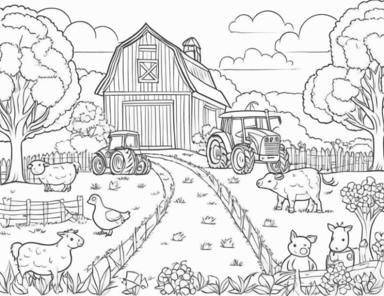 25 Farm Seasons Printable Coloring Pages: A Creative Journey For Kids ...