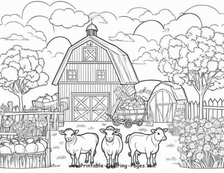 25 Farm Seasons Printable Coloring Pages: A Creative Journey For Kids ...