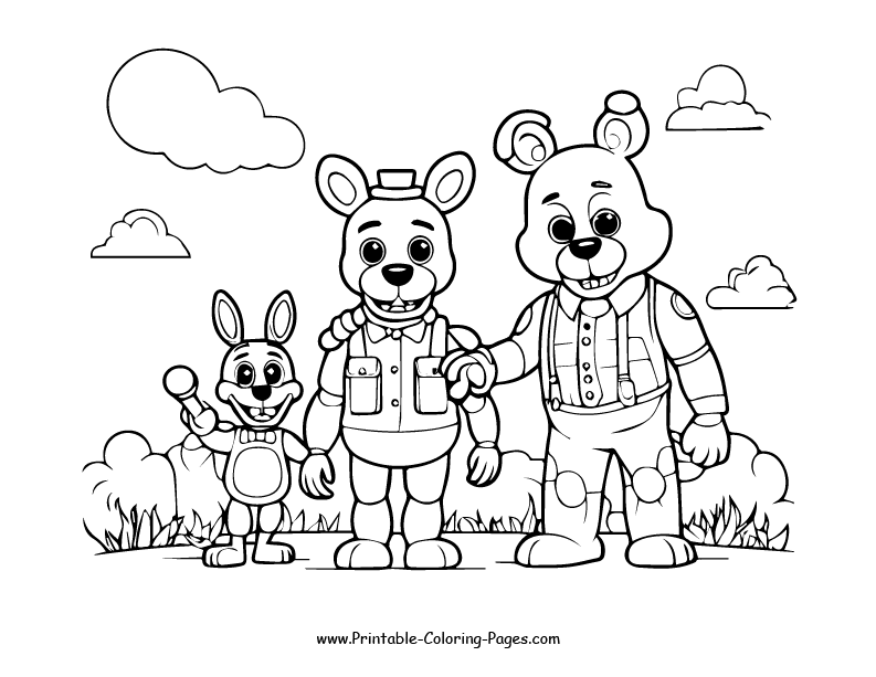 Fnaf www printable coloring pages.com 11