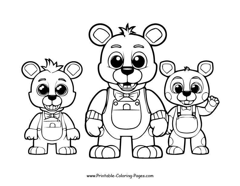 Fnaf www printable coloring pages.com 15