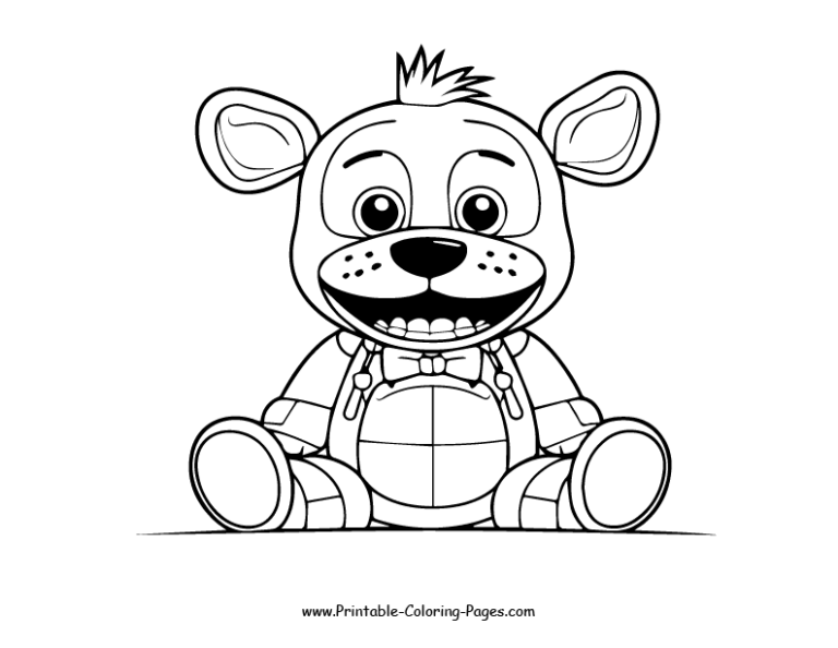 Five Nights At Freddy's (FNAF) Printable Coloring Pages: Unleash Your
