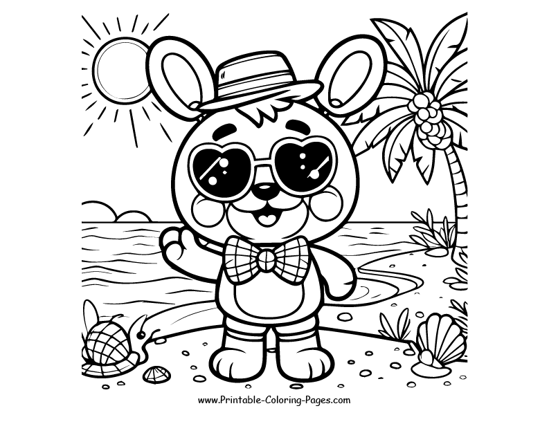 Fnaf www printable coloring pages.com 2