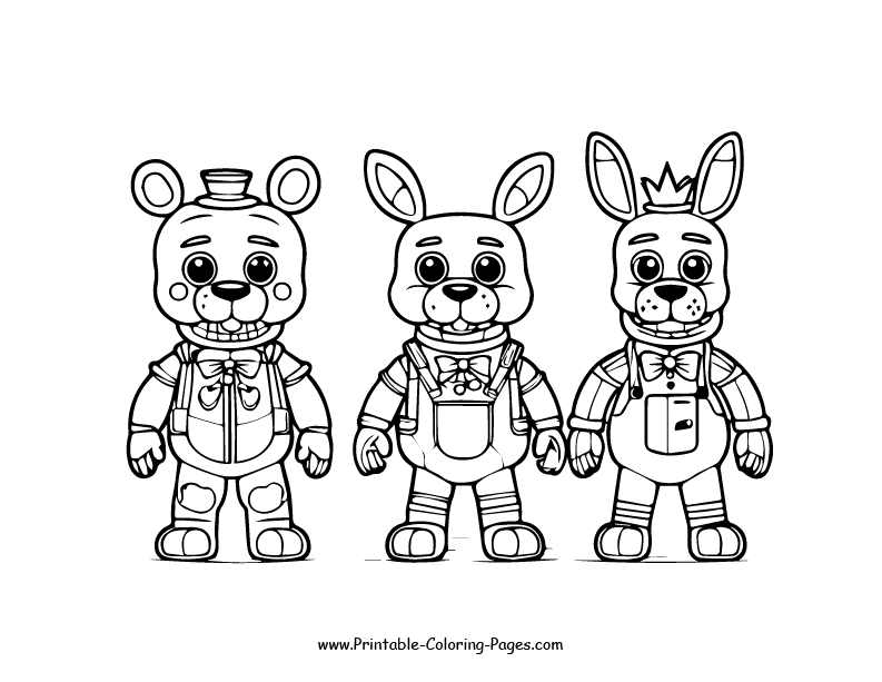 Fnaf www printable coloring pages.com 20