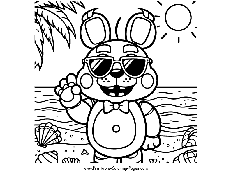 Fnaf www printable coloring pages.com 23