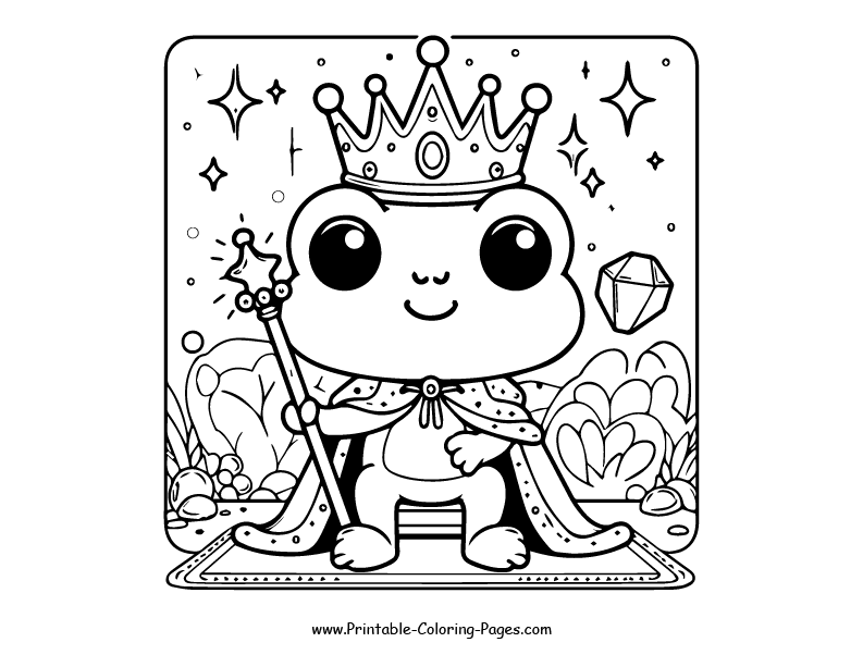 Frog www printable coloring pages.com 12